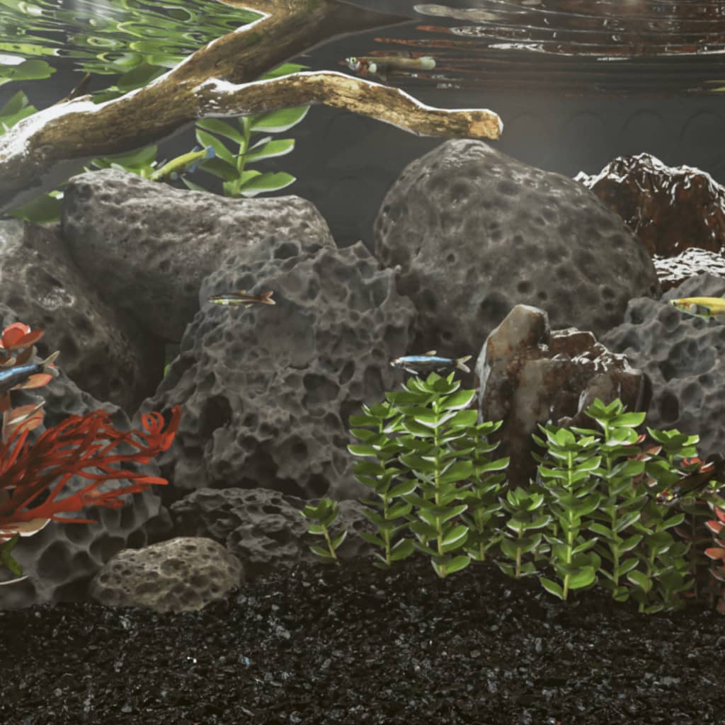 Vidaxl Lava Stones 10 kg 10-30 cm schwarz