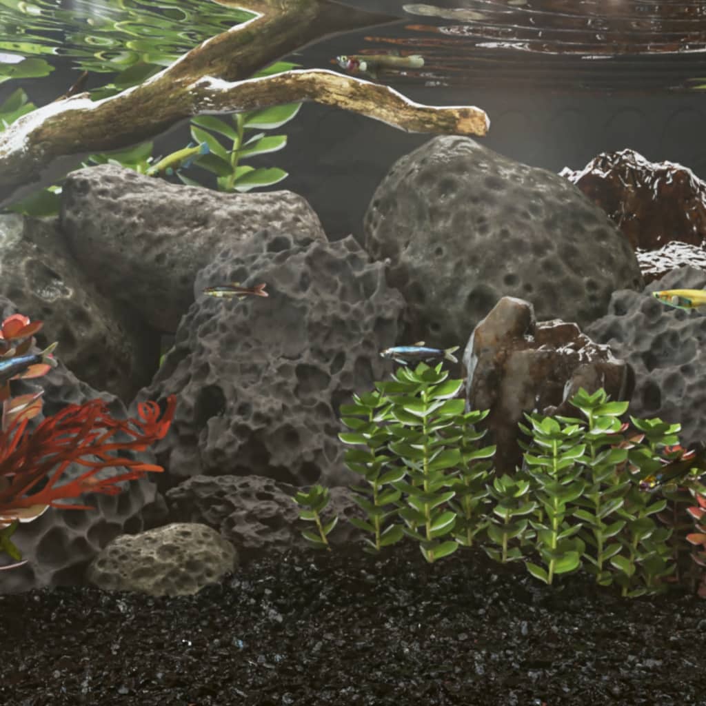 Vidaxl Lava Stones 25 kg 10-30 cm schwarz