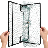 Vidaxl Vogelfalle 50 x 40 cm Stahlgrün - afbeelding 2