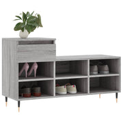 VIDAXL -Schuhschrank 102x36x60 cm propertiertes Holz Sonoma Grey - afbeelding 3