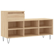 VIDAXL -Schuhschrank 102x36x60 cm propertiertes Holz Sonoma Eiche gefärbt - afbeelding 2