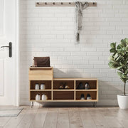 VIDAXL -Schuhschrank 102x36x60 cm propertiertes Holz Sonoma Eiche gefärbt - afbeelding 1