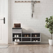 VIDAXL -Schuhschrank 102x36x60 cm propertiertes Holz Sonoma Grey - afbeelding 1