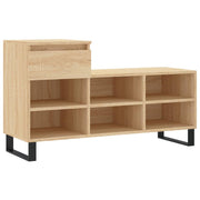 VIDAXL -Schuhschrank 102x36x60 cm propertiertes Holz Sonoma Eiche gefärbt - afbeelding 2