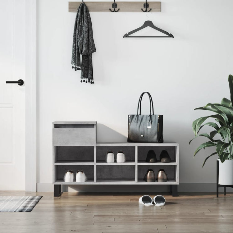 Vidaxl Schuhschrank 102x36x60 cm verarbeiteter Holzbetonpreis
