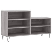 VIDAXL -Schuhschrank 102x36x60 cm propertiertes Holz Sonoma Grey - afbeelding 2