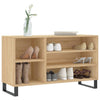 VIDAXL -Schuhschrank 102x36x60 cm propertiertes Holz Sonoma Eiche gefärbt