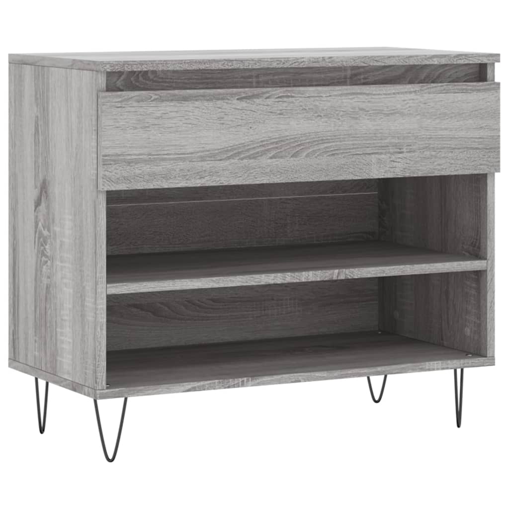 VidaXL Schuhschrank 70x36x60 cm Holzwerkstoff Sonomagrau