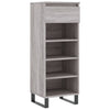 VIDAXL -Schuhschrank 40x36x105 cm Propertiertes Holzgrau Sonoma