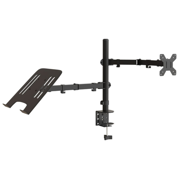 Vidaxl Monitor Bracket Vesa 75 100 mm schwarzer Stahl