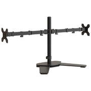 Vidaxl Monitor Standard Double Vesa 75 100 mm Stahlschwarz - afbeelding 2