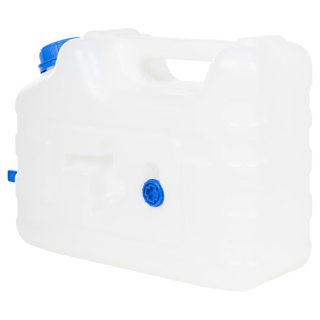 Vidaxl -Wassertank mit Tang 10 l Plastik transparent