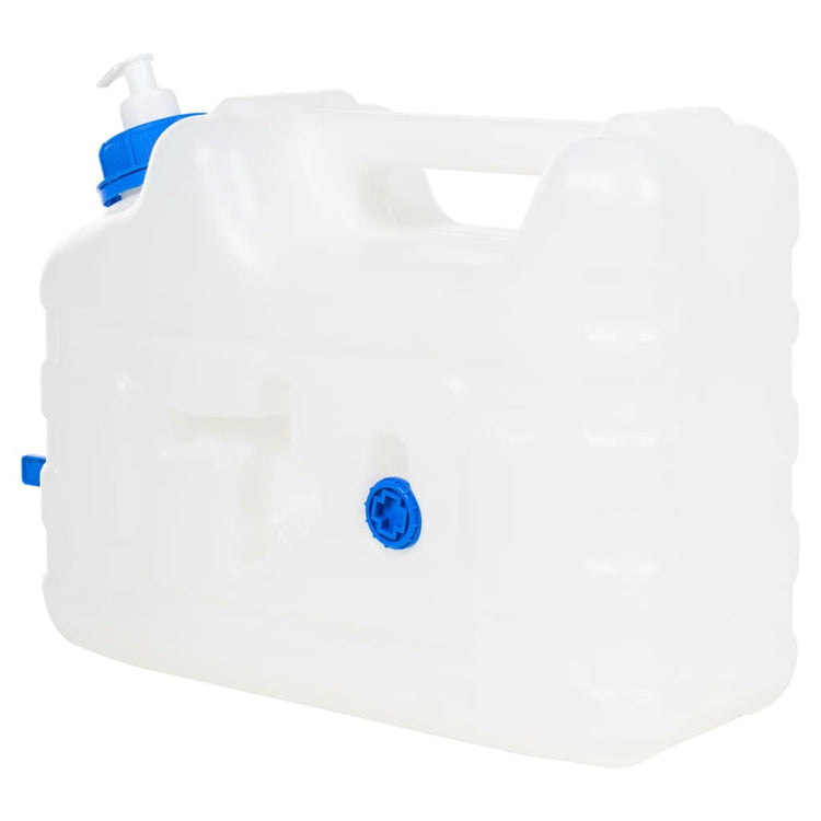 Vidaxl -Wassertank mit Wasserhahn und Seifenspender 10 l Kunststoff