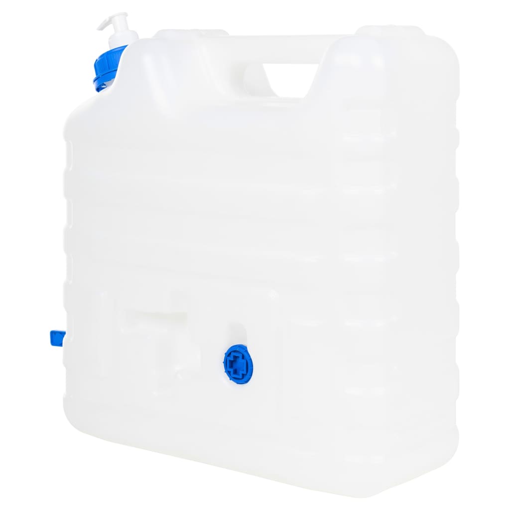 Vidaxl -Wassertank mit Kran und Seife 15 l Kunststoff
