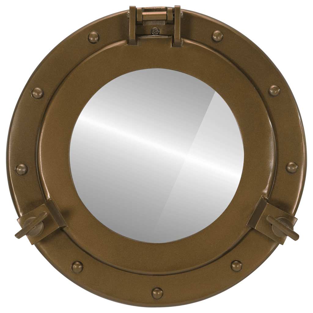 Vidaxx Wandspiegel Bullauge ø30 cm Aluminium und Glas