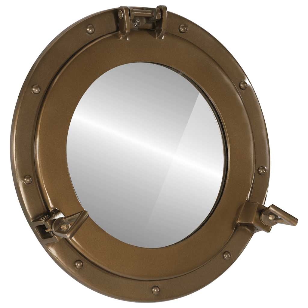 Vidaxx Wandspiegel Bullauge ø38 cm Aluminium und Glas
