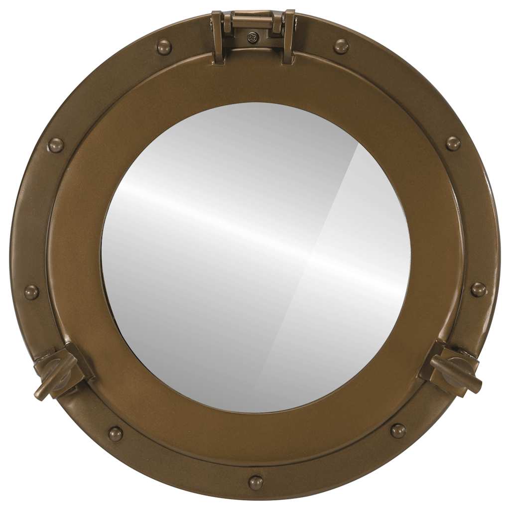 Vidaxx Wandspiegel Bullauge ø38 cm Aluminium und Glas