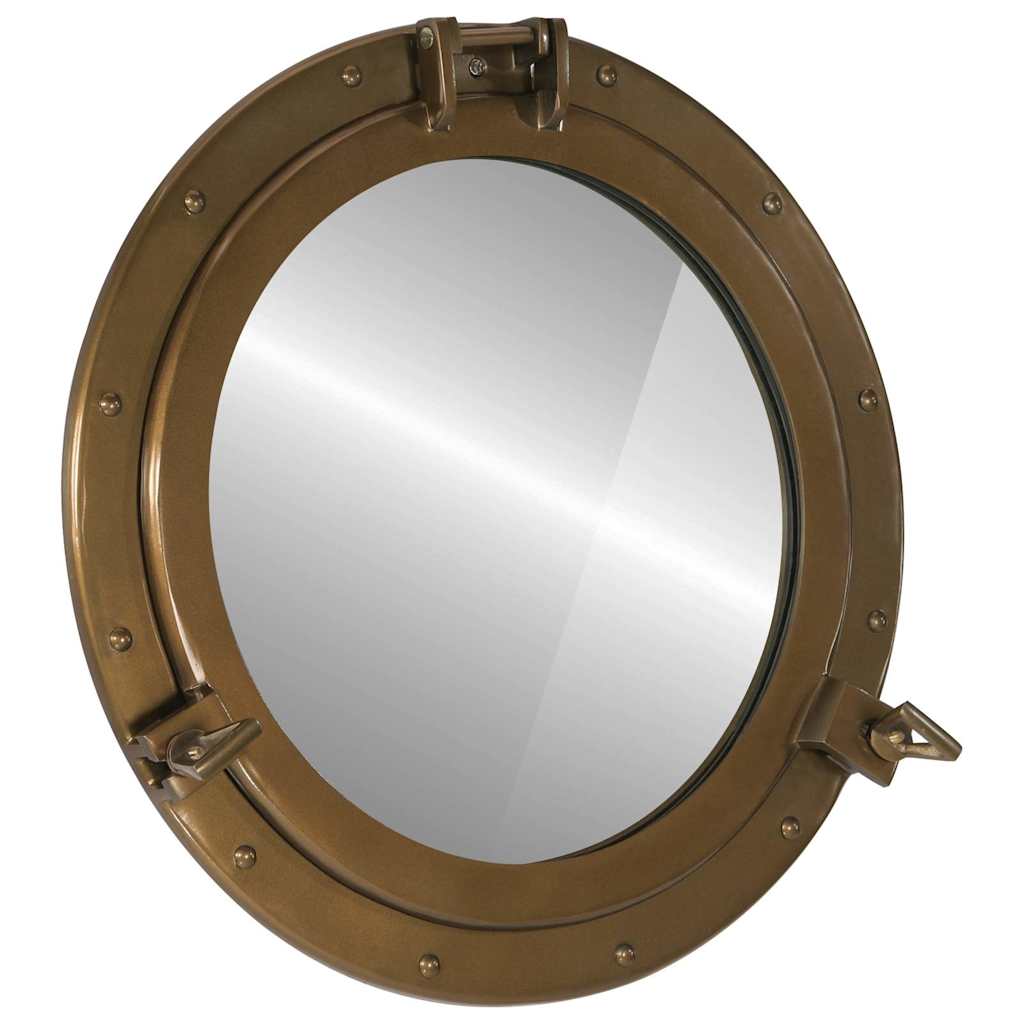 Vidaxx Wandspiegel Bullauge ø50 cm Aluminium und Glas