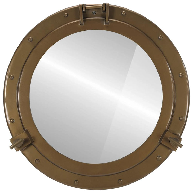 Vidaxx Wandspiegel Bullauge ø50 cm Aluminium und Glas