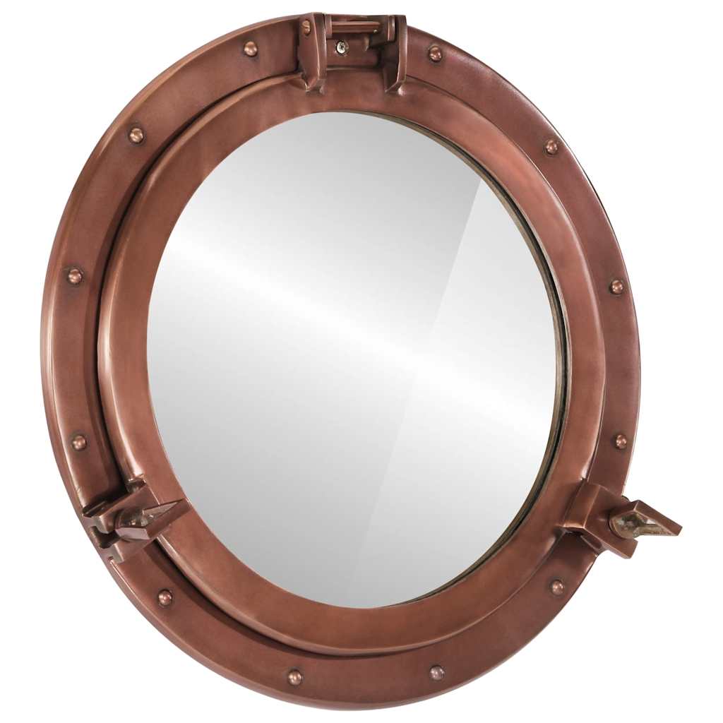Vidaxl Wandspiegel Paulpoort Ø 50 cm Aluminium und Glas