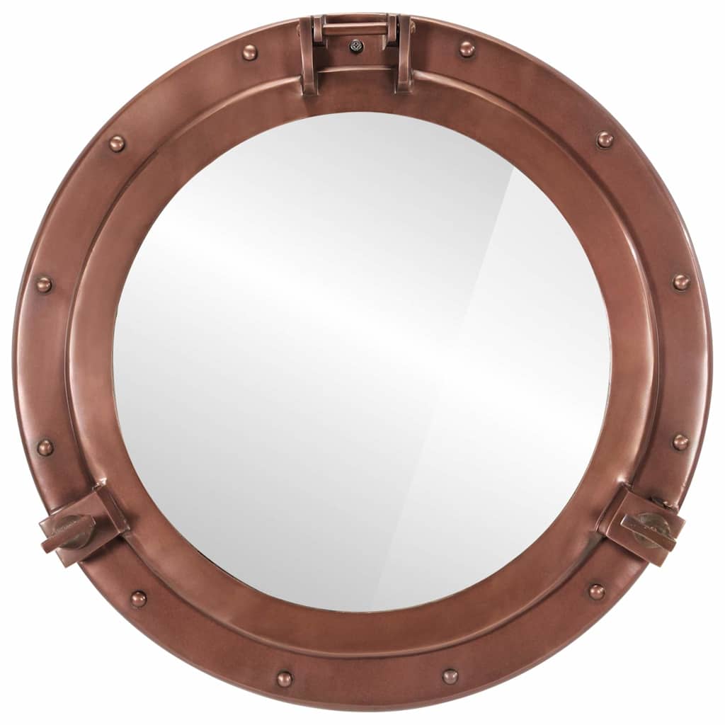 Vidaxl Wandspiegel Paulpoort Ø 50 cm Aluminium und Glas