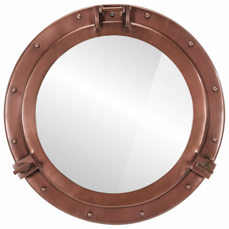 Vidaxl Wandspiegel Paulpoort Ø 50 cm Aluminium und Glas
