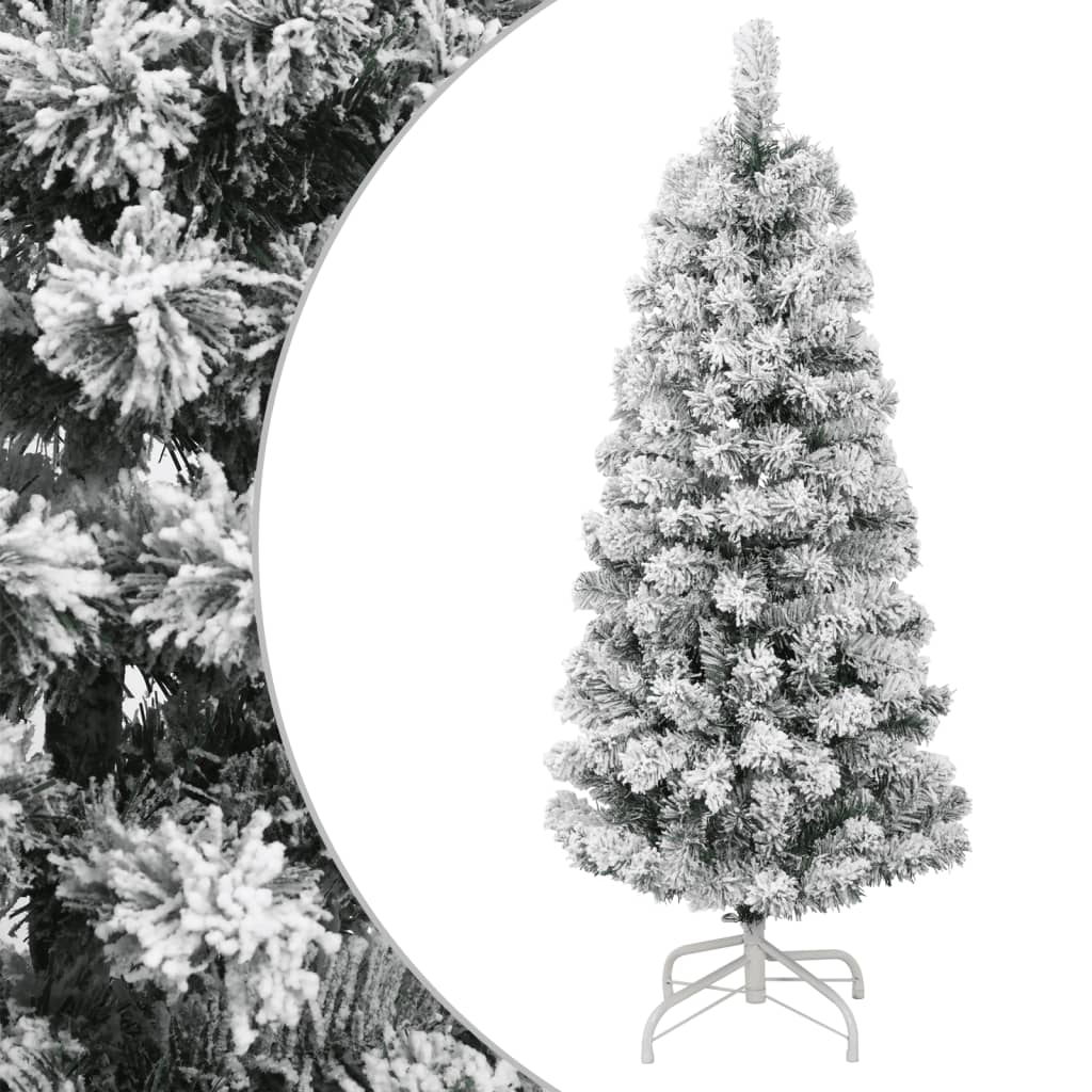 Vidaxl Kunstkerstboom mit Scharnieren und Schnee 120 cm