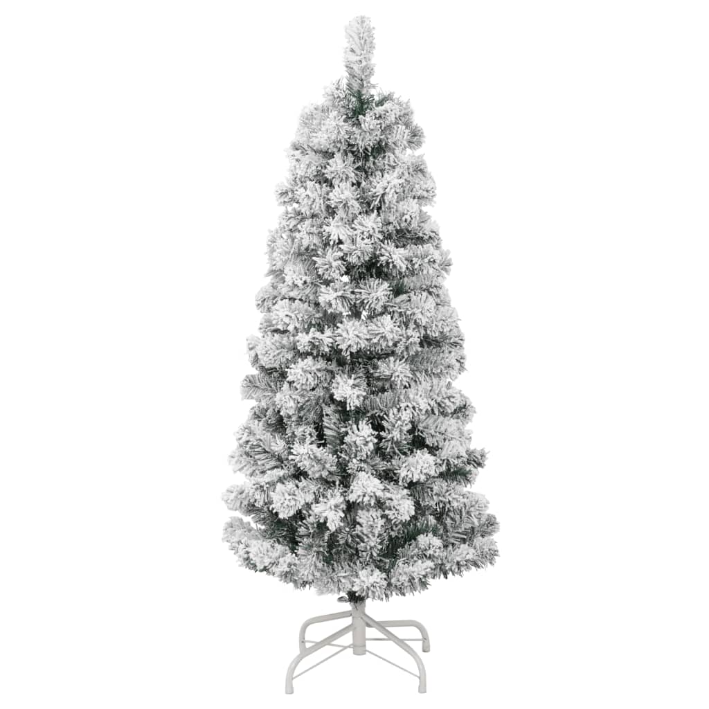 Vidaxl Kunstkerstboom mit Scharnieren und Schnee 120 cm