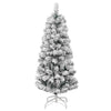 Vidaxl Kunstkerstboom mit Scharnieren und Schnee 150 cm
