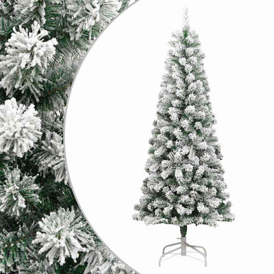 Vidaxx künstlicher Weihnachtsbaum mit Scharnieren und Schnee 180 cm