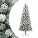 Vidaxx künstlicher Weihnachtsbaum mit Scharnieren und Schnee 180 cm