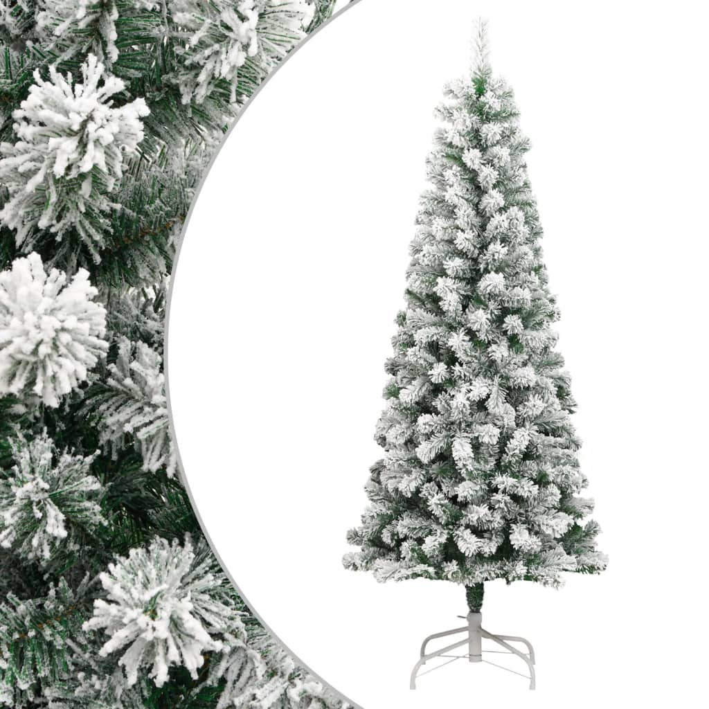 Vidaxx künstlicher Weihnachtsbaum mit Scharnieren und Schnee 240 cm