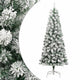 Vidaxx künstlicher Weihnachtsbaum mit Scharnieren und Schnee 240 cm