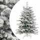 Vidaxx künstlicher Weihnachtsbaum mit Scharnieren und Schnee 150 cm