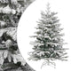 Vidaxx künstlicher Weihnachtsbaum mit Scharnieren und Schnee 180 cm