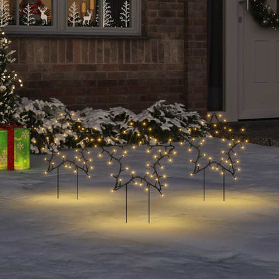 Vidaxl Weihnachtslichter Stern 3 ST mit gemahlenen Stiften 50 LEDs 29 cm