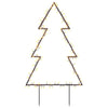 VIDAXL Weihnachtsbeleuchtung Weihnachtsbaum mit gemahlenen Stiften 115 LEDs 90 cm