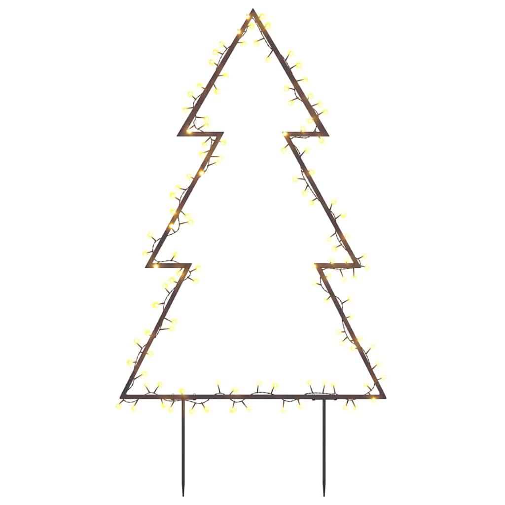 VIDAXL Weihnachtsbeleuchtung Weihnachtsbaum mit gemahlenen Stiften 115 LEDs 90 cm
