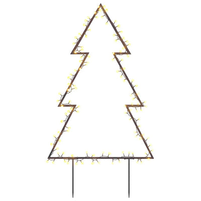 VIDAXL Weihnachtsbeleuchtung Weihnachtsbaum mit gemahlenen Stiften 115 LEDs 90 cm