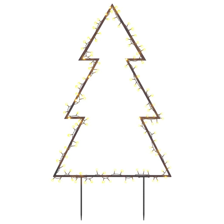 VIDAXL Weihnachtsbeleuchtung Weihnachtsbaum mit gemahlenen Stiften 115 LEDs 90 cm