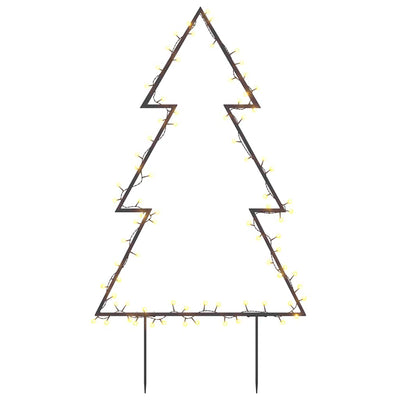 Vidaxl Weihnachtsbeleuchtung Weihnachtsbaum mit gemahlenen Stiften 80 LEDs 60 cm
