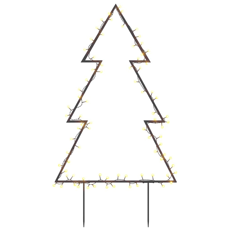 Vidaxl Weihnachtsbeleuchtung Weihnachtsbaum mit gemahlenen Stiften 80 LEDs 60 cm