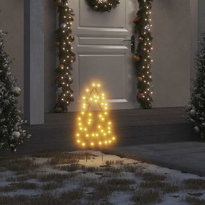Vidaxl Weihnachtsbeleuchtung Weihnachtsbaum 3 Sts mit gemahlenen Stiften 50 LEDs 30 cm