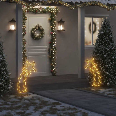 Vidaxl Weihnachtsbeleuchtung Meteor mit gemahlenen Stiften 115 LEDs 89 cm