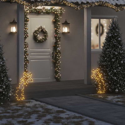 Vidaxl Weihnachtsbeleuchtung Meteor mit gemahlenen Stiften 80 LEDs 62 cm