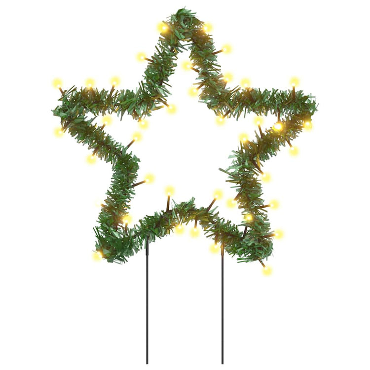 Vidaxl Weihnachtslichter Stern 3 ST mit gemahlenen Stiften 50 LEDs 29 cm