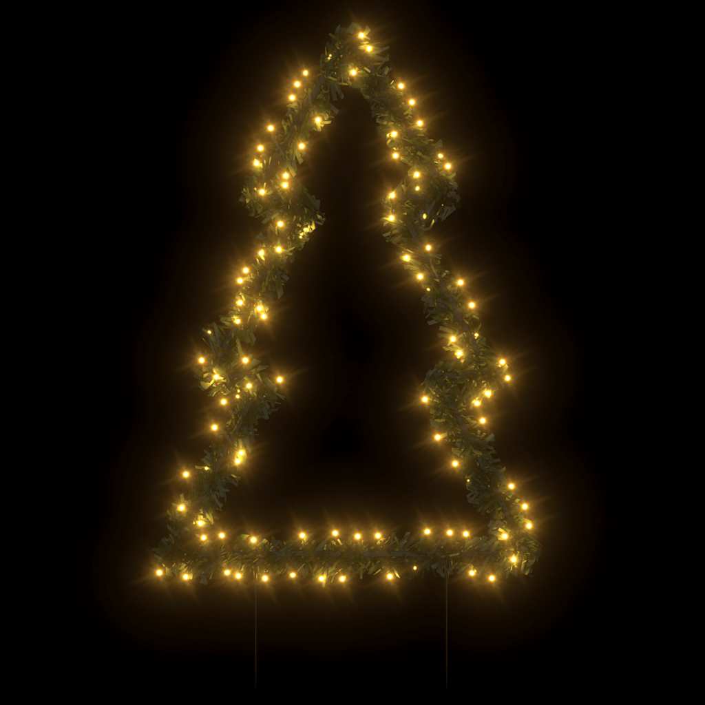 VIDAXL -Weihnachtslichter mit Erdnadelbaum 115 LEDs 90 cm