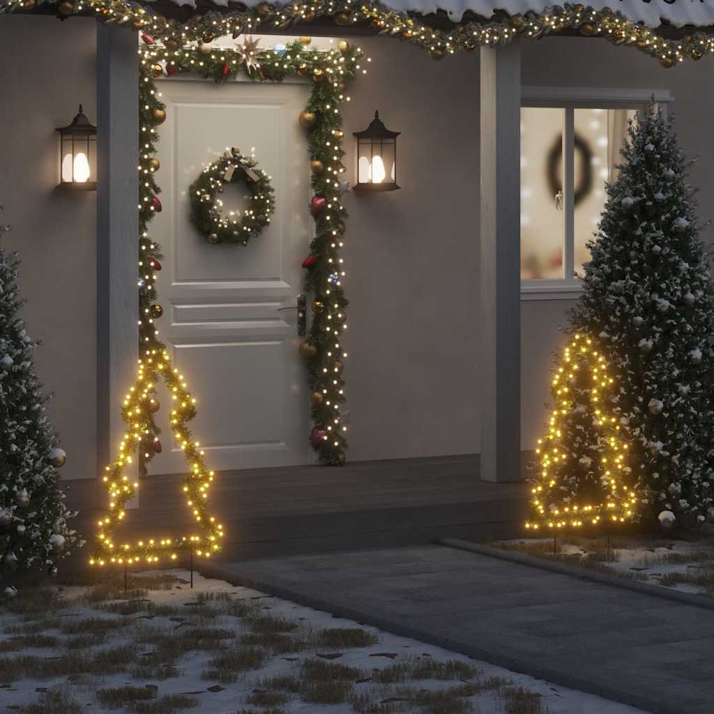 VIDAXL -Weihnachtslichter mit Erdnadelbaum 115 LEDs 90 cm