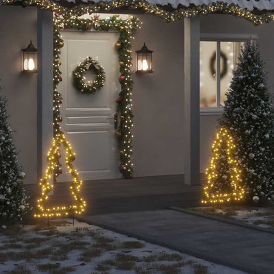 VIDAXL -Weihnachtslichter mit Erdnadelbaum 115 LEDs 90 cm
