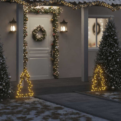 Vidaxl Weihnachtsbeleuchtung Weihnachtsbaum mit gemahlenen Stiften 80 LEDs 60 cm